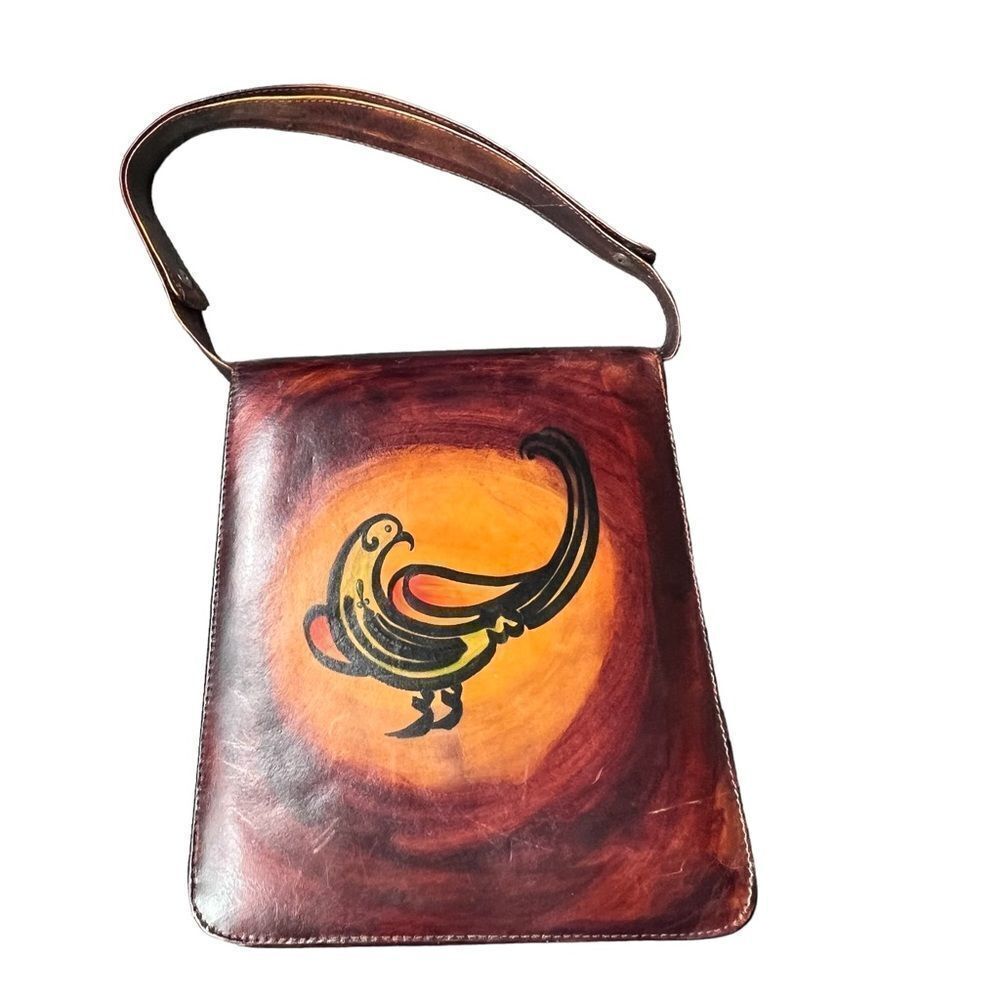 Vintage 1960’s Khorshid Khanoom Design Persian Leather Handbag